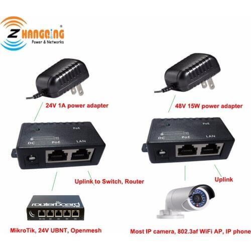 Gigabit Security PoE Injector For IP Camera Networking 1000Mbps Patch Panel Three Pieces a lot