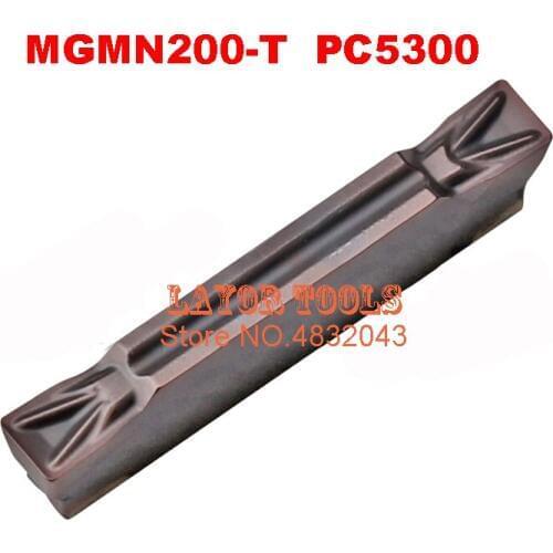 MGMN200-T PC5300, Two-headed Cnc Cutting Use For Steel Carbide Coating Turning Insert For Grooving Holder Mgehr & Mgivr