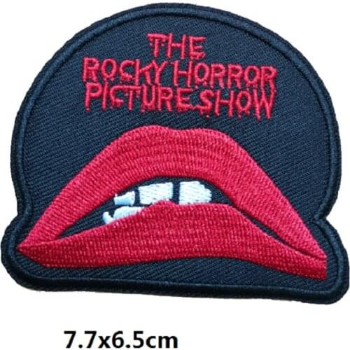 The Rocky Horror Picture Show HORROR MOVIES Iron On Patches Of Clothing Badge Accessories Fabric Stickers Embroidery Wholesale