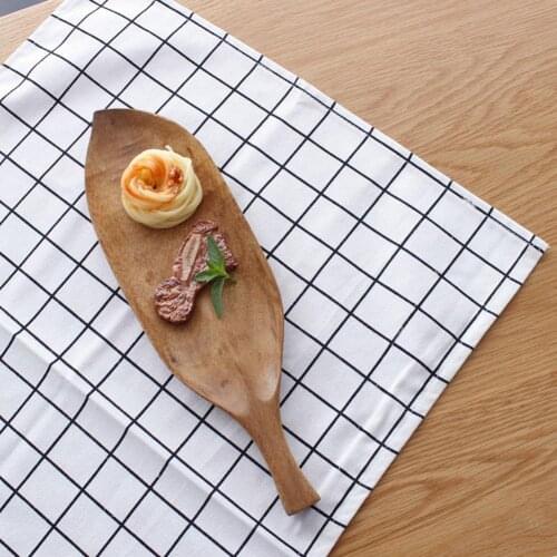 New 40x60cm Simple Cotton Linen Napkin Placemat Dining Table Background Cloth Decor Japanese-style classic Insulated Pad Napkin