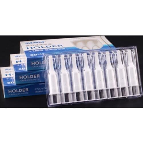 96PCS Disposable Cigarette Holder Mouthpiece Abandoned Cigarette Filter Tip Tobacco Tar Filtration Cleaning