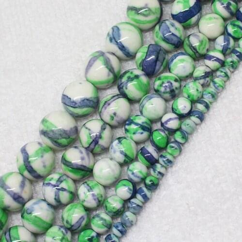 Wholesale 4-12mm Multi-Color Stripe Jaspers Round loose beads 15" bjs4, For Jewelry making, can mixed wholesale