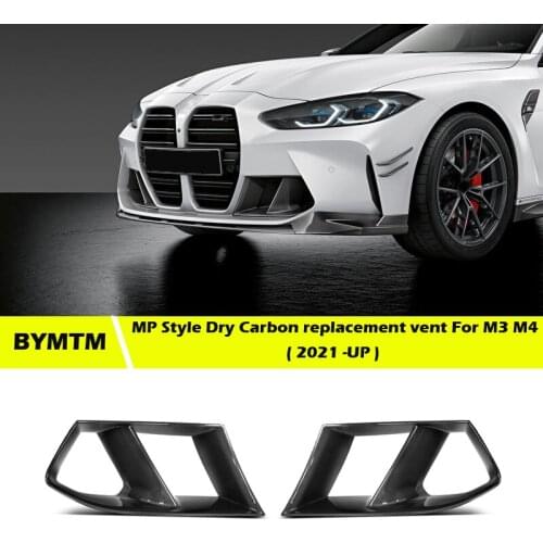 MP Style Dry Carbon fiber Bumper Front replacement vent For G80 M3 G82 G83 M4