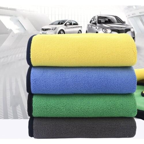 1PC Absorbent Extra Soft Car Wash Microfiber Towel Car Cleaning Drying Cloth Car Care Cloth Detailing Car WashTowel Never Scrat