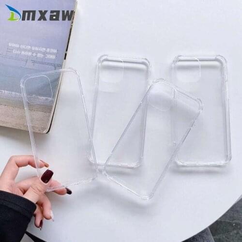 Clear Phone Protection Case For Samsung Galaxy M31S M51 A01 M01 Core Note 20 Ultra A21S A41 A21 A31 A11 M11 Case Silicone Cover
