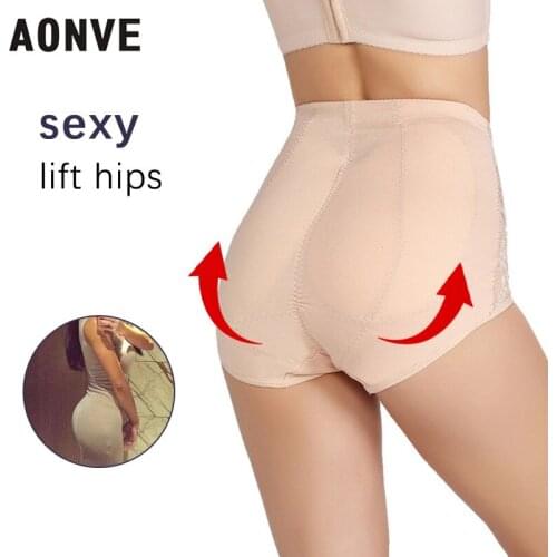 Body Shapewear Women Belly sheath Pads Panties Sexy Black Lace Butt lifter Slimming Panties Body Shapers Plus Size Underwear