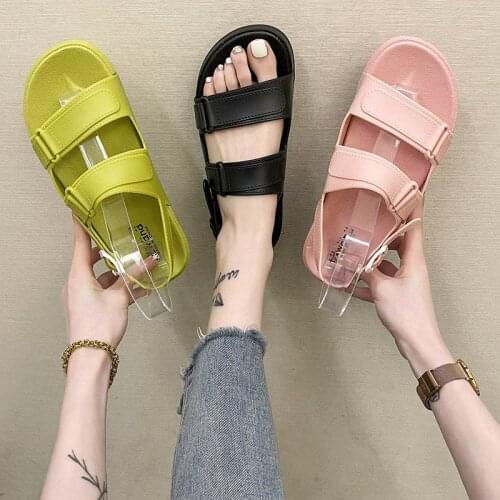 Fashion Womens Sandals Hook Loop 2021 Designer Shoes Woman Gladiator Casual Ladies Flat Shoes Platform Soft Female Footwear