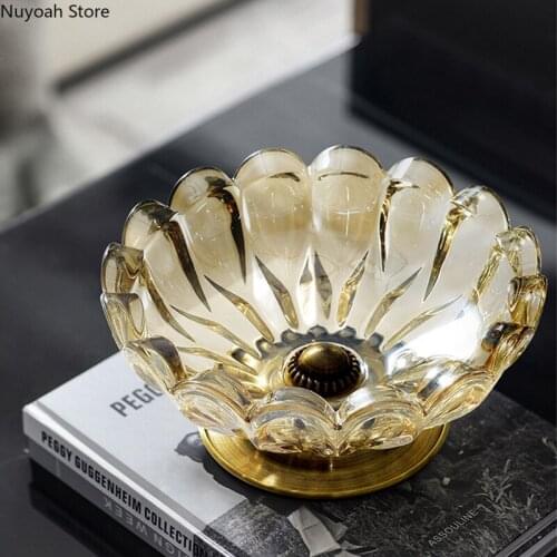 Creative Modern Glass Ashtray Furnishings Home Living Room Coffee Table Ashtray Furnishings Dining Table Light Luxury Decoration
