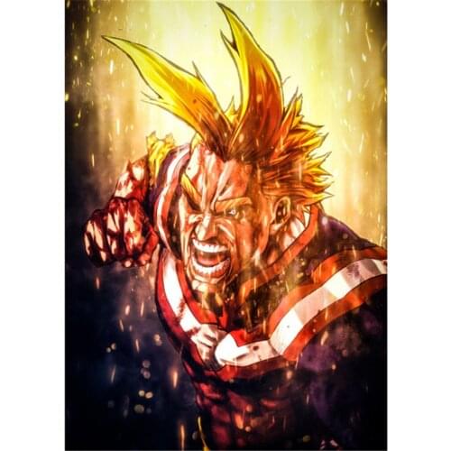 My Hero Academia Printed Water-Soluble Canvas 11CT Cross Stitch Set Embroidery DMC Threads Needlework Handmade Hobby Jewelry