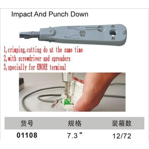 BESTIR taiwan made high quality KNORE type terminal crimping pliers with screwdriver and spreader NO.01108 freeshipping