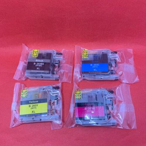 YOTAT 1set Compatible ink cartridge LC201 for Brother MFC-J460DW MFC-J480DW MFC-J485DW MFC-J680DW MFC-J880DW MFC-J885DW printer