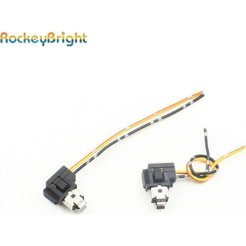 10-50pc h1 power plug adapter connectors h1 halogen bulb connector socket extension wire for h1 halogen bulb socket lamp holders