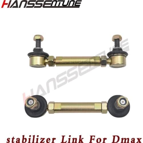 4X4 Stronger Stabilizer End Link Kit Front Adjustable Right and Left Anti-Roll-Bar Sawy for Isuzu Dmax MUX