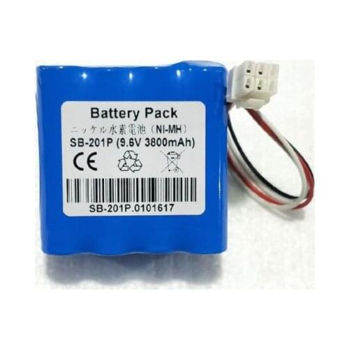 9.6V 3800Mah Ni-mh Rechargeable Battery Pack For Nihon Kohden Monitor SB-201P PVM-2701 PVM-2703 PVM-2700 X076