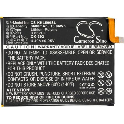 Cameron Sino 3600mAh battery for 360 1509-A00 Q5 Plus QK-392 for QIHOO 1509-A00 360 Q5 Plus Mobile, SmartPhone Battery