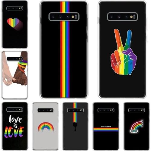 Gay Lesbian LGBT Rainbow Pride Phone Case For Samsung Galaxy A71 A70 A51 A50 A41 A40 A30 A21 A10 A01 A90 A20S A20E A10S M30S A6