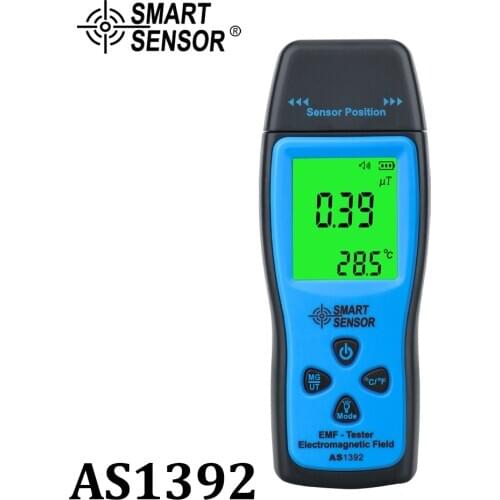 Digital radiation dosimeter Mini EMF Tester LCD Electromagnetic Field Radiation Detector Dosimeter Tester Meter Counter handheld