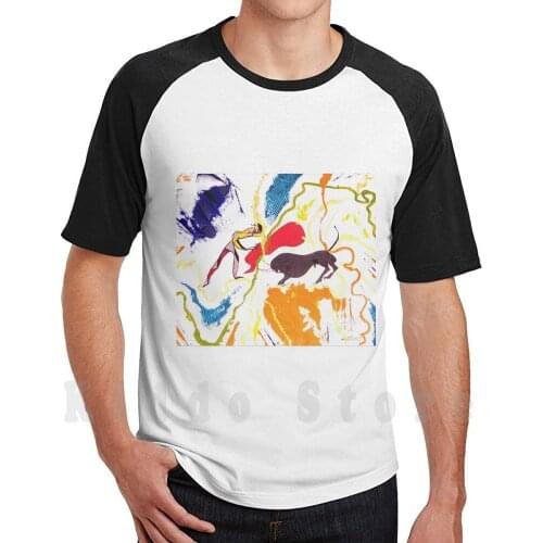 Bullfight T Shirt Print For Men Cotton New Cool Tee Spain Iconic