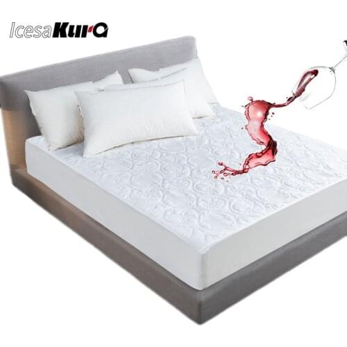 Cotton Waterproof Bed Sheet Urine Barrier Embossed Bed Bag Moisture-proof Protective Cover American Standard Mattress Cover