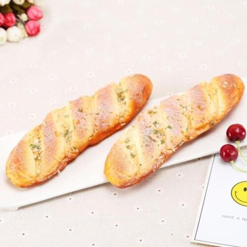 Artificial food squishy Bread Simulation Model Slice Soft Bread PU Fake Cake Bakery Photography props Decor Slice Soft Bread