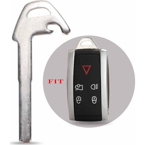 Jingyuqin 10/30pcs Insert Keyless Blank For Jaguar XF XK XKR X-Type S-Type New Smart Remote Keyless Entry Fob Key Blade