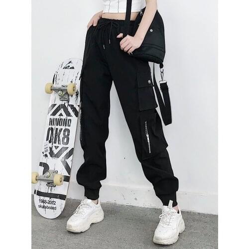 Black Overalls Womens Summer Thin Casual Loose 2021 New Sports High Waist Harlan Carrot Pants