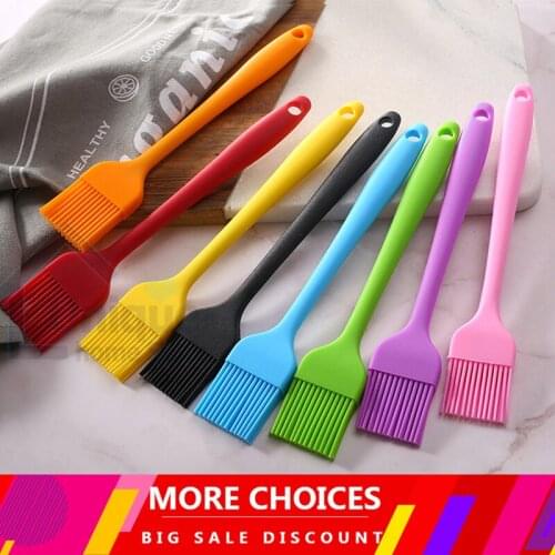 Small Kitchen Baking Silicone Cream Brush Outdoor Barbecue Heat Resistant Household Food Seasoning Tool Kitchen Accessories