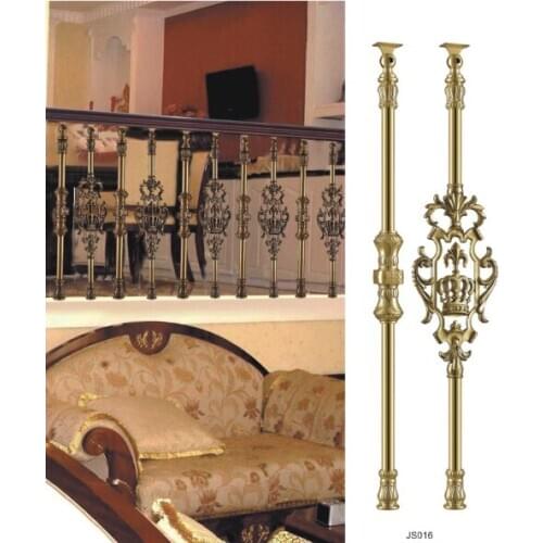 Freeshipping 950mm Al-Mg alloy column Floor Mount Newel Handrail Armrest Post Pillar Pole Pair