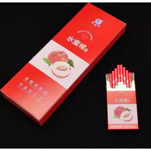 New Hami melon Tea Cigarette Fine Tea Herbal Cigarettes Fruits Cigarette No Nicotine Tobacco free Health products quit smoking