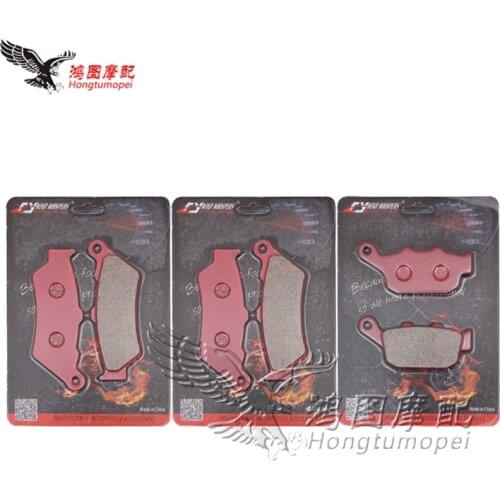 Motorcycle Front Rear Brake Pads For HONDA NT650V NTV650 NT650 NT NTV 650 V 650V DEAUVILLE 650 1998 1999 2000 2001