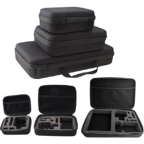 Portable Carry Case Small Medium Large Size Accessory Anti-shock Storage Bag for Gopro Hero 3/4 Sj 4000 XiaomiYi Action Camera