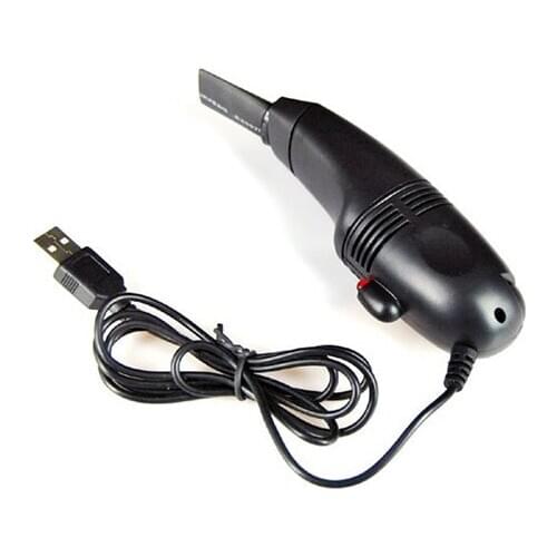 Mini USB Vacuum KEYBOARD DUST cleaner for Laptop PC Computer - Family Office PC keybard cleaner tool-black
