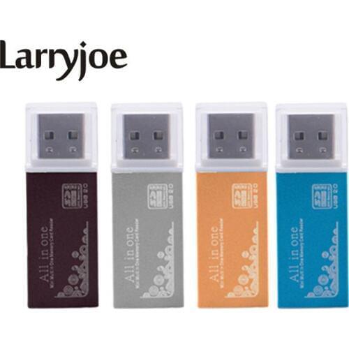 Larryjoe Smart Card Reader Multi Memory Card Reader for Memory Stick Pro Duo Micro SD TF M2 MMC SDHC MS