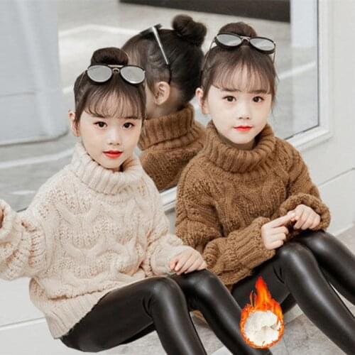 2020 autumn childrens clothes girls knitted sweaters solid thin girl bat sweaters for girls big kids pullovers sweater