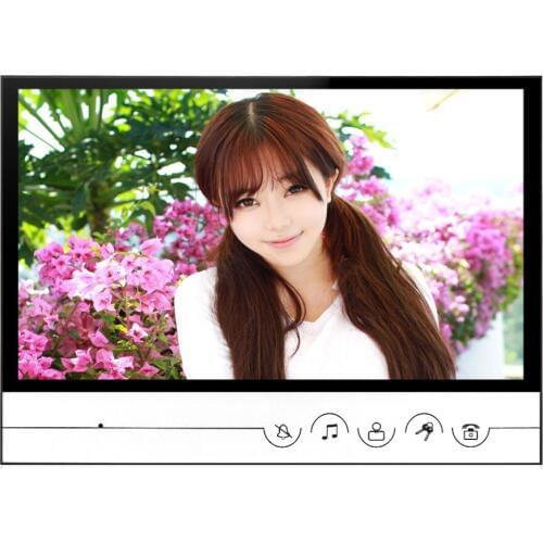 9 inch big screen video intercom monitor video door phone display surface mounting