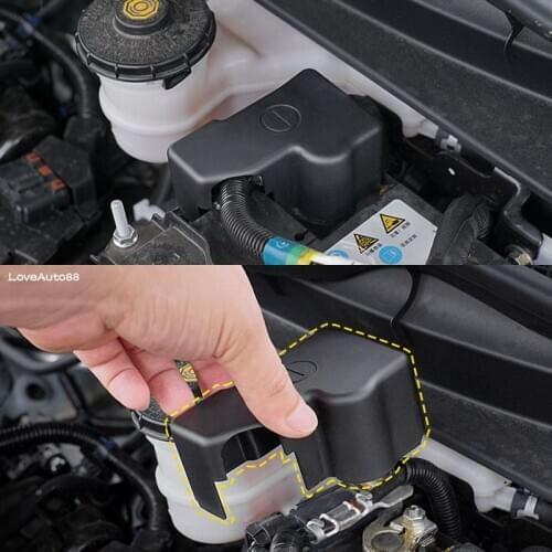 Car Battery Negative Protection Cover Engine Battery Protection Box For Toyota Fortuner 2016 2017 2018 2019 2020 Car Accessories