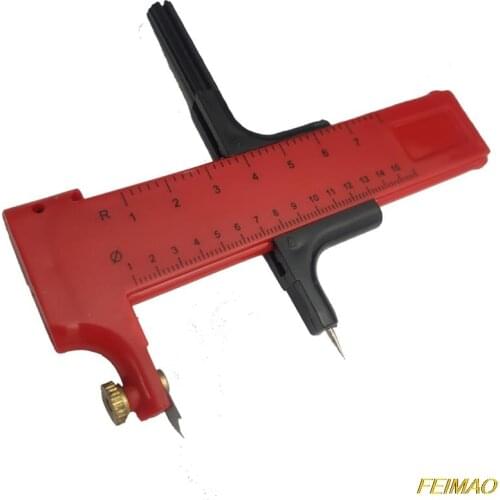 Rotary Compass Circle Cutter Paper Cardboard Rubber Vinyl Leather Art Craft Tool