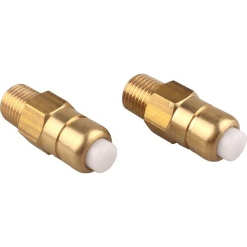 2 Pieces 1/4 Inch Pressure Washers Replacement Thermal Release Valve, 678169004, Brass