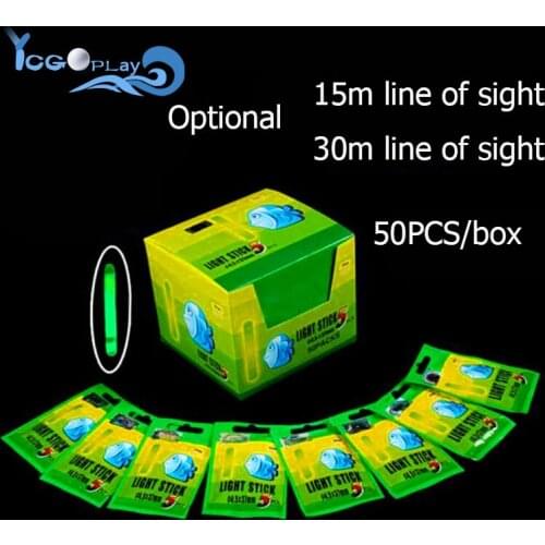 20/50 PCS 4.5*37mm/3.0*25mm Fishing Float Light Stick Fluorescent Dark Glow Stick Night Float Rod Lights Useful Fishing/Party