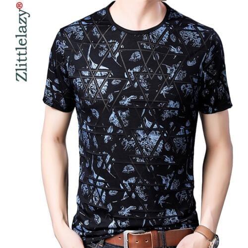 2020 Brand Casual Summer Argyle Short Sleeve T Shirt Men Streetwear Tshirt Fashion Fitness T-shirt Jersey Mens Tee Shirts 52020