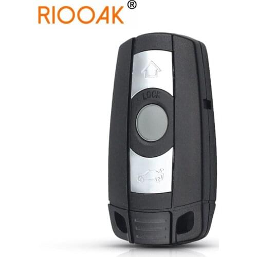 3 Button Car Key Remote Key Shell Case Smart Key Blade Fob for BMW 1 3 5 6 Series E90 E91 E92 E60