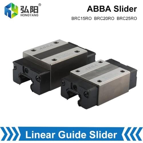 ABBA Slider Linear Guide Bearing BRC15RO BRC20RO BRC25RO CNC Milling Machine Slider Linear Slider 3D Parts