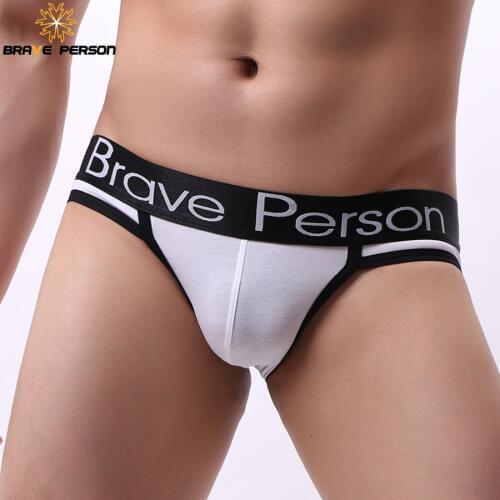 Brave Person New Arrival Mens Cotton Underwear Men Briefs High Quality Sexy Briefs Male Underwear Underpants Panties