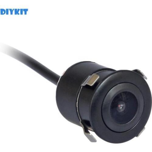 DIYKIT 12V DC 120 degree Mini Color CMOS Reverse Backup Rear View Car Camera