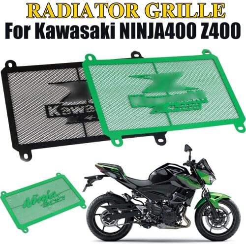 For Kawasaki NINJA400 NINJA 400 Z400 Z 400 2018 2019 Motorcycle Radiator Grille Grill Guard Cover Protector Radiator Guard