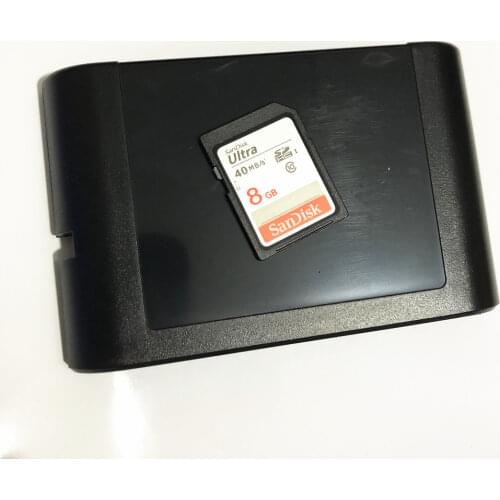 DIY Game Burning Card Gaming Memory Flash Electronics MD Cartridge With 16G SD Card