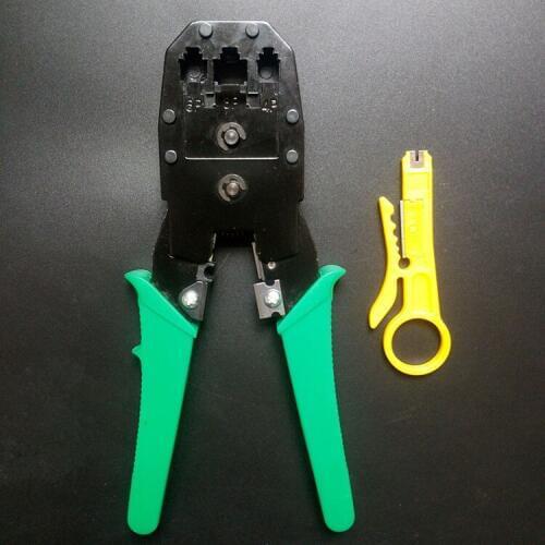 2 in 1 Herramientas Manuales Multi Network Tool RJ45 RJ11 RJ12 Wire Cable Crimper Stripper Crimping Pliers
