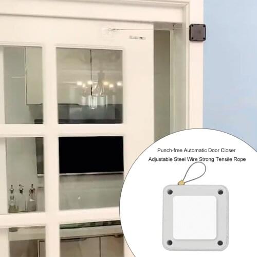 Punch-free Automatic Sensor Door Closer Easy To Install Multifunctional 500g Pull Door Closer Bracket For Drawers Sliding Door