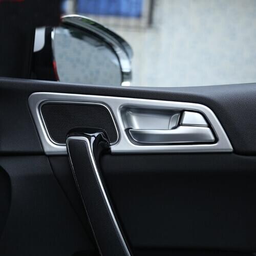 JY ABS Interior Door handle Bezel Bowel Cover Trim Car Styling Accessories Sticker For Kia Sportage QL 2015 -2018