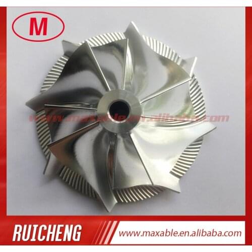 K04 5304-123-2029 1302-003-404 38.10/50.96mm 4+4 blades high Blade turbo billet/milling/aluminum 2618 compressor wheel